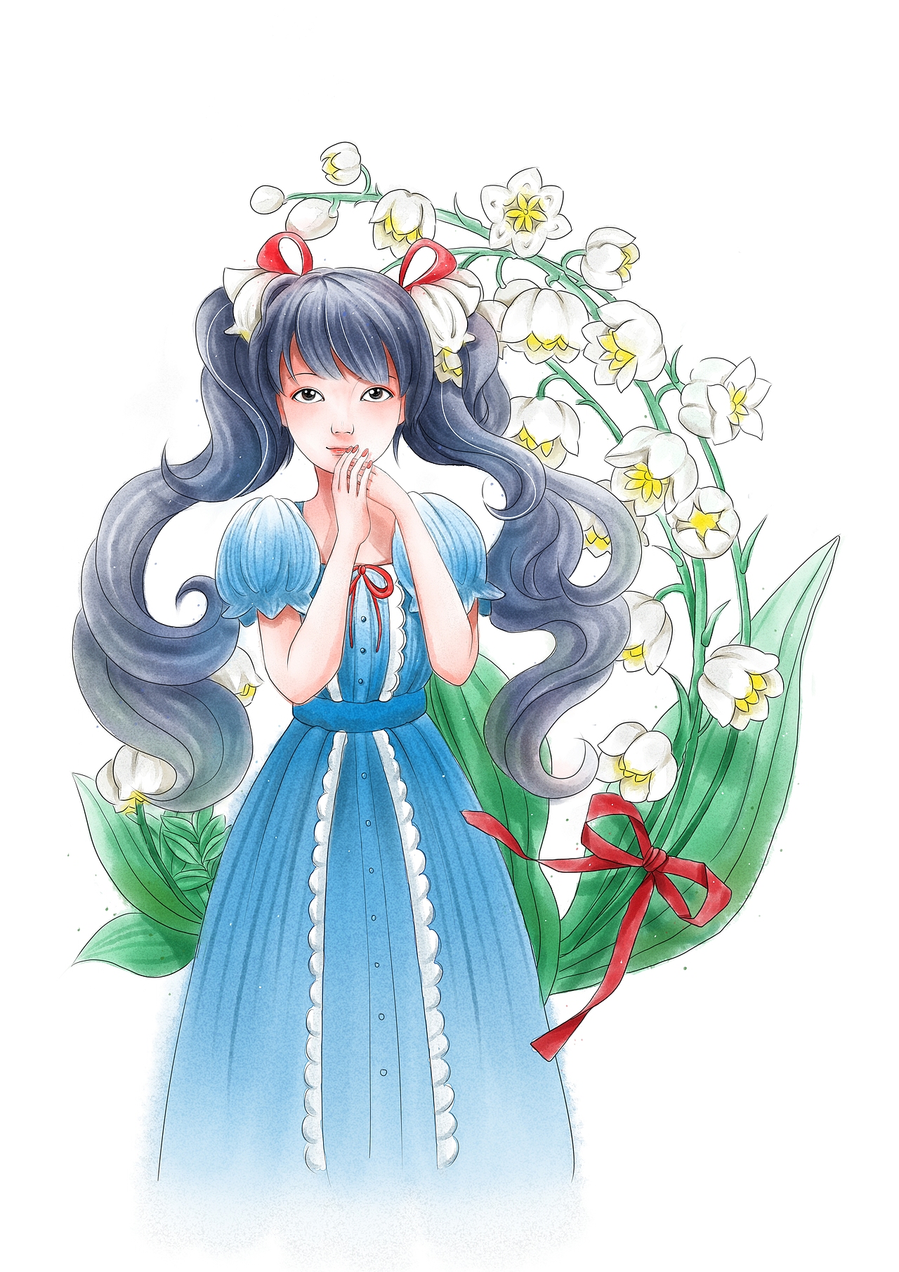 二十四节气“花语”——夏（图ZMTY3MTkzNTY0） - 绘本 - 站酷设计师UsagiAdtt原创素材 - 站酷ZCOOL