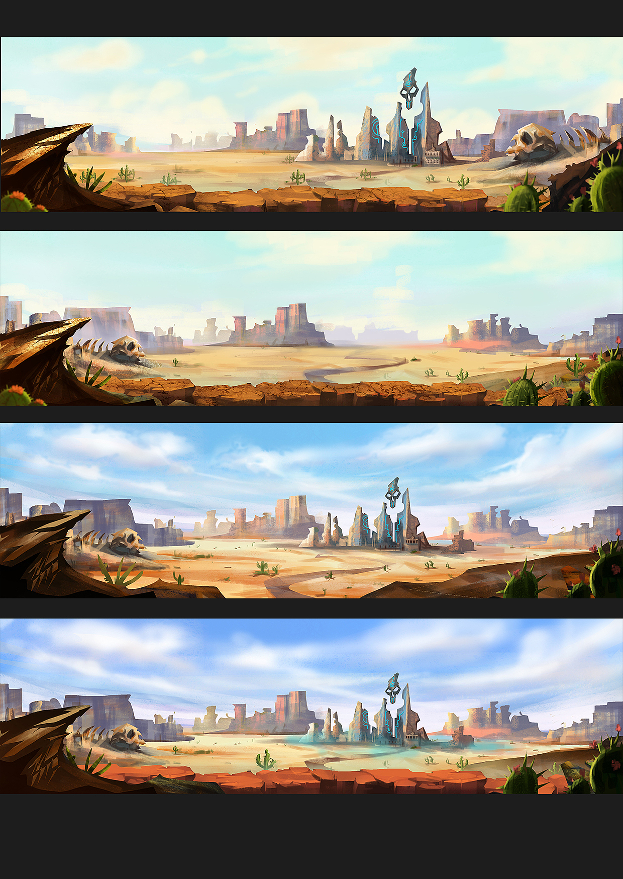 戈壁场景（图ZMjM2OTcyNDEy） - 游戏原画 - 站酷设计师不朽之魂心1原创素材 - 站酷ZCOOL