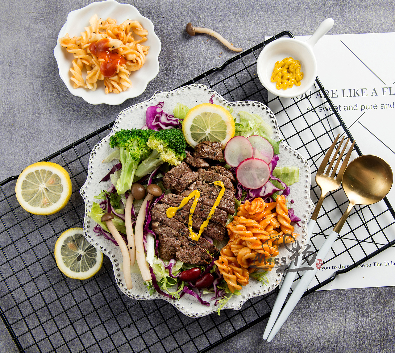 美食食品摄影美团饿了吗图片拍摄菜谱菜单拍照沙拉摄影