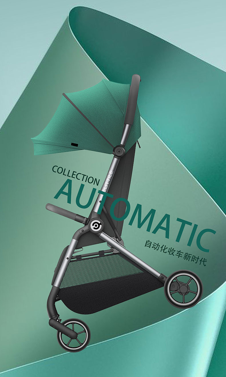 婴儿车海报