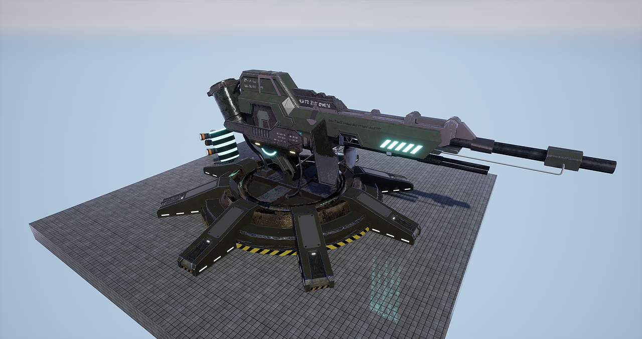 次时代小炮塔|三维|机械/交通|abyssw_alker_原创作品-站酷zcool