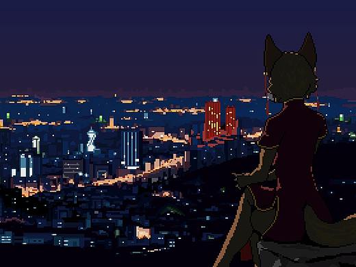 [像素画]民国街景近期一点像素画