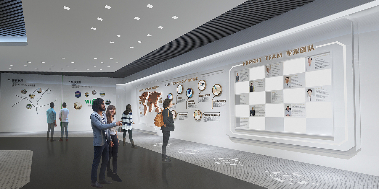 医院品牌墙（图ZMTg3NjY5NzQ0） - 其他三维 - 站酷设计师沈琪_sanki原创素材 - 站酷ZCOOL