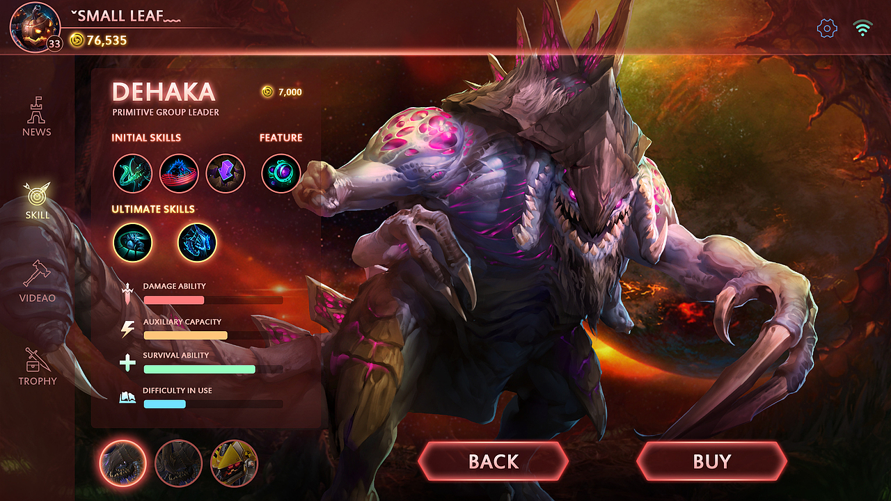 个人作品-《Heroes of the Storm》（2017）（图ZOTk1NTMyNTY=） - 游戏UI - 站酷设计师S_Leaf原创素材 - 站酷ZCOOL