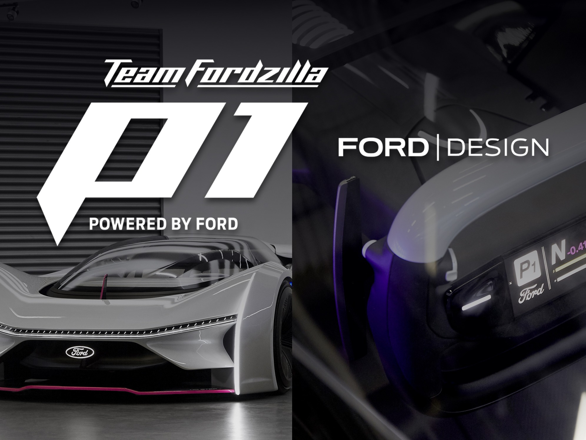 Fordzilla P1福特欧洲网络虚拟游戏赛车设计--展车2020