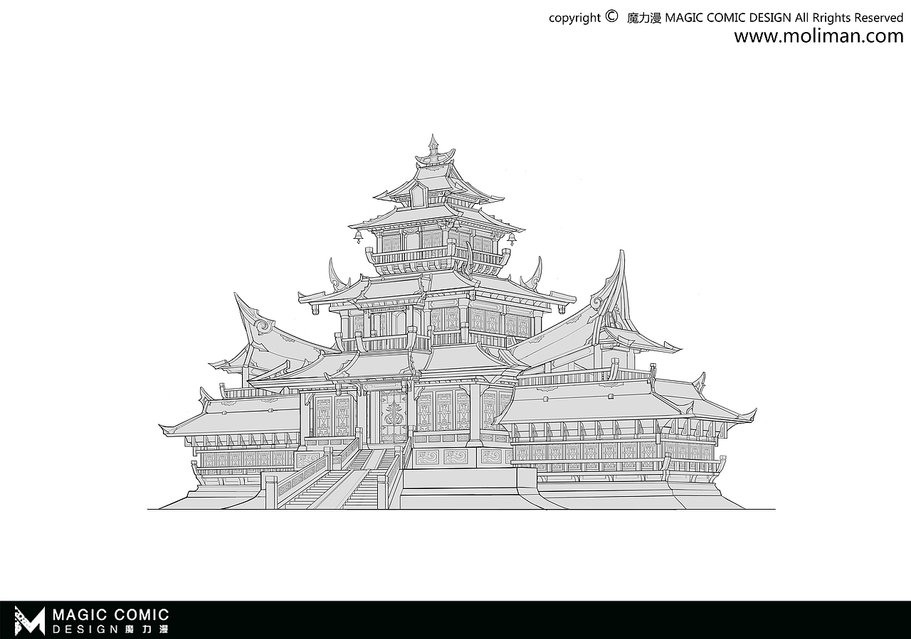 魔力漫学员立绘线稿作品持续更新