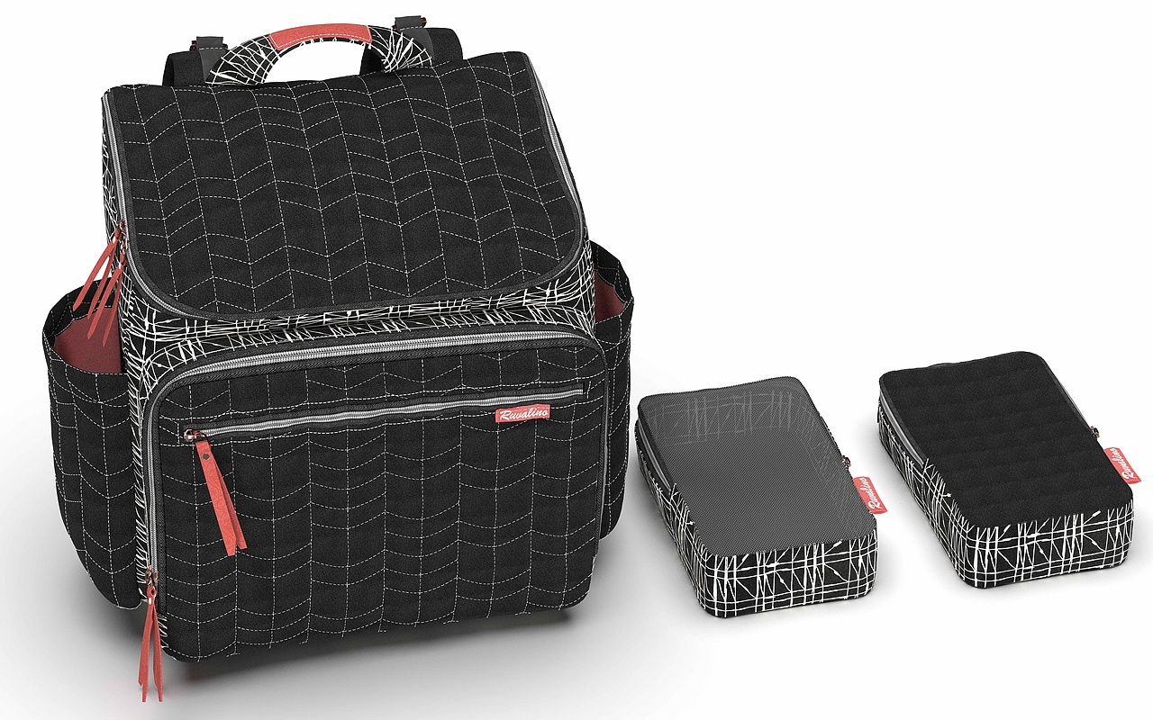 MarvelousDesigner出图--keyshot渲染-箱包产品