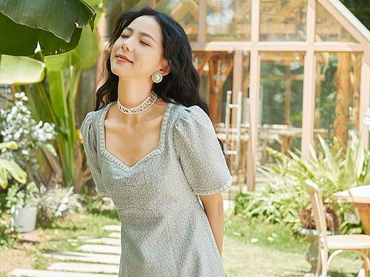法式风服装摄影，女装拍摄，森系人像摄影，深圳摄影师