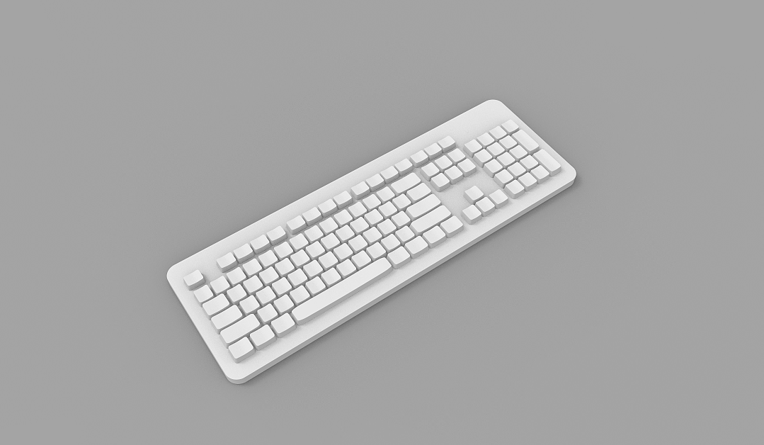 blender建模练习05-键盘（图ZMTk2OTUxNjAw） - 产品 - 站酷设计师Vinfol原创素材 - 站酷ZCOOL