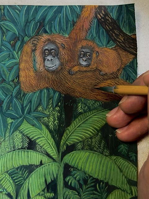 《万物生·花间卷》（图ZMzc1ODM5ODky） - 艺术插画 - 站酷设计师程靖Jinn原创素材 - 站酷ZCOOL