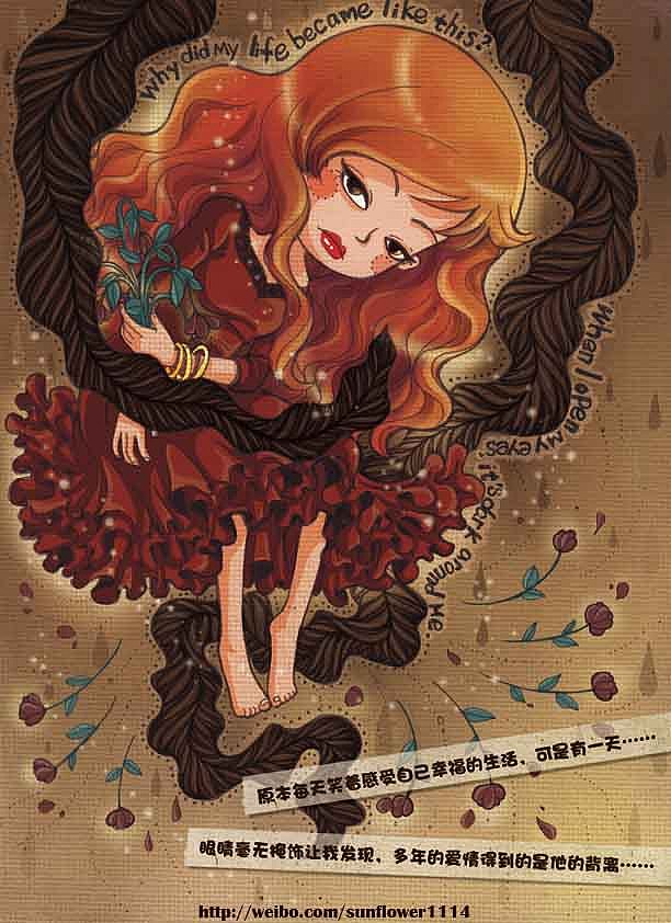 爱.美丽 FloraZeng（图ZNDY3ODE5Mg==） - 商业插画 - 站酷设计师爱绘集原创素材 - 站酷ZCOOL