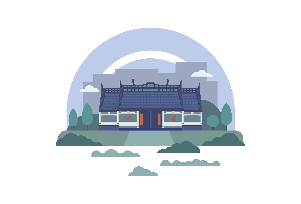 羊城新八景-AI插画（图ZMjM0ODg0ODQ0） - 艺术插画 - 站酷设计师Janieee1原创素材 - 站酷ZCOOL