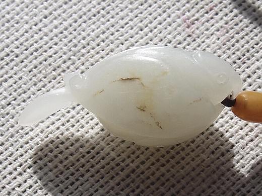 和田玉雕刻作品 鸟