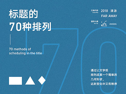 一个标题的70种排列