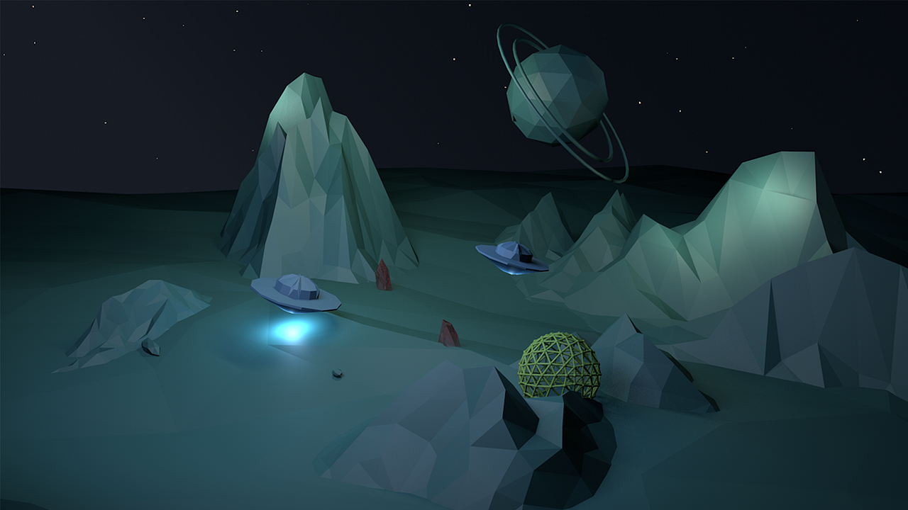 外太空 - C4D练习（图ZMTIyMDAxMjQ0） - 其他 - 站酷设计师单挑大龙的小女孩原创素材 - 站酷ZCOOL