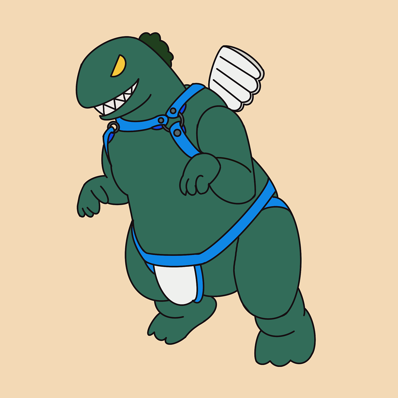 恐龙怪|平面|图案|用什么户什么 - 原创作品 - 站酷 (zcool)