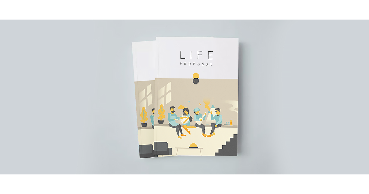 品牌插画 of life proposal（图ZOTEzODkwNDg=） - 商业插画 - 站酷设计师SnooZou原创素材 - 站酷ZCOOL