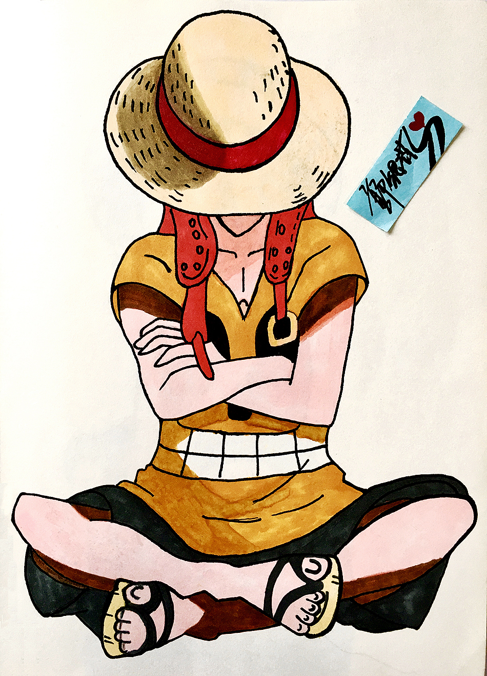 【手绘海贼王】路飞的每一次变强都是为了守护小伙伴们