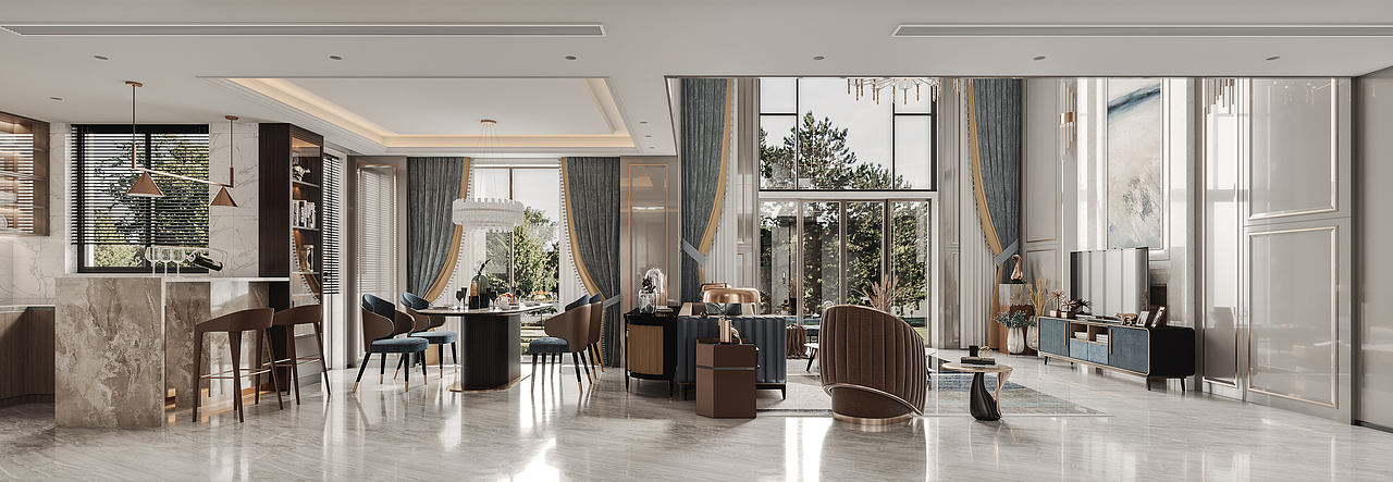 别墅全案设计（图ZMjI1MTc1MDEy） - 家装设计 - 站酷设计师RongT原创素材 - 站酷ZCOOL