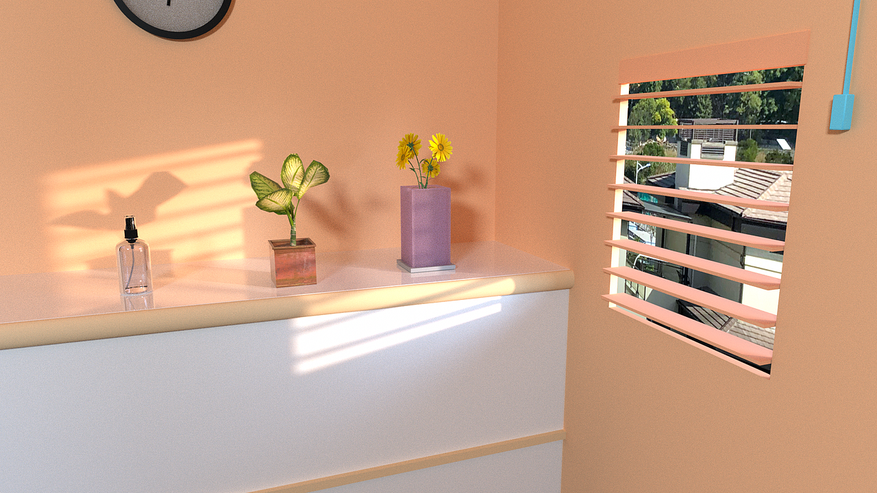 c4d房间建模|三维|场景|lwk水水水水_原创作品-站酷zcool