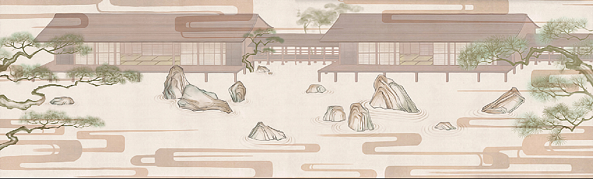 2019年山水（图ZMTY4OTk4NzYw） - 艺术插画 - 站酷设计师新中式纱画图库原创素材 - 站酷ZCOOL