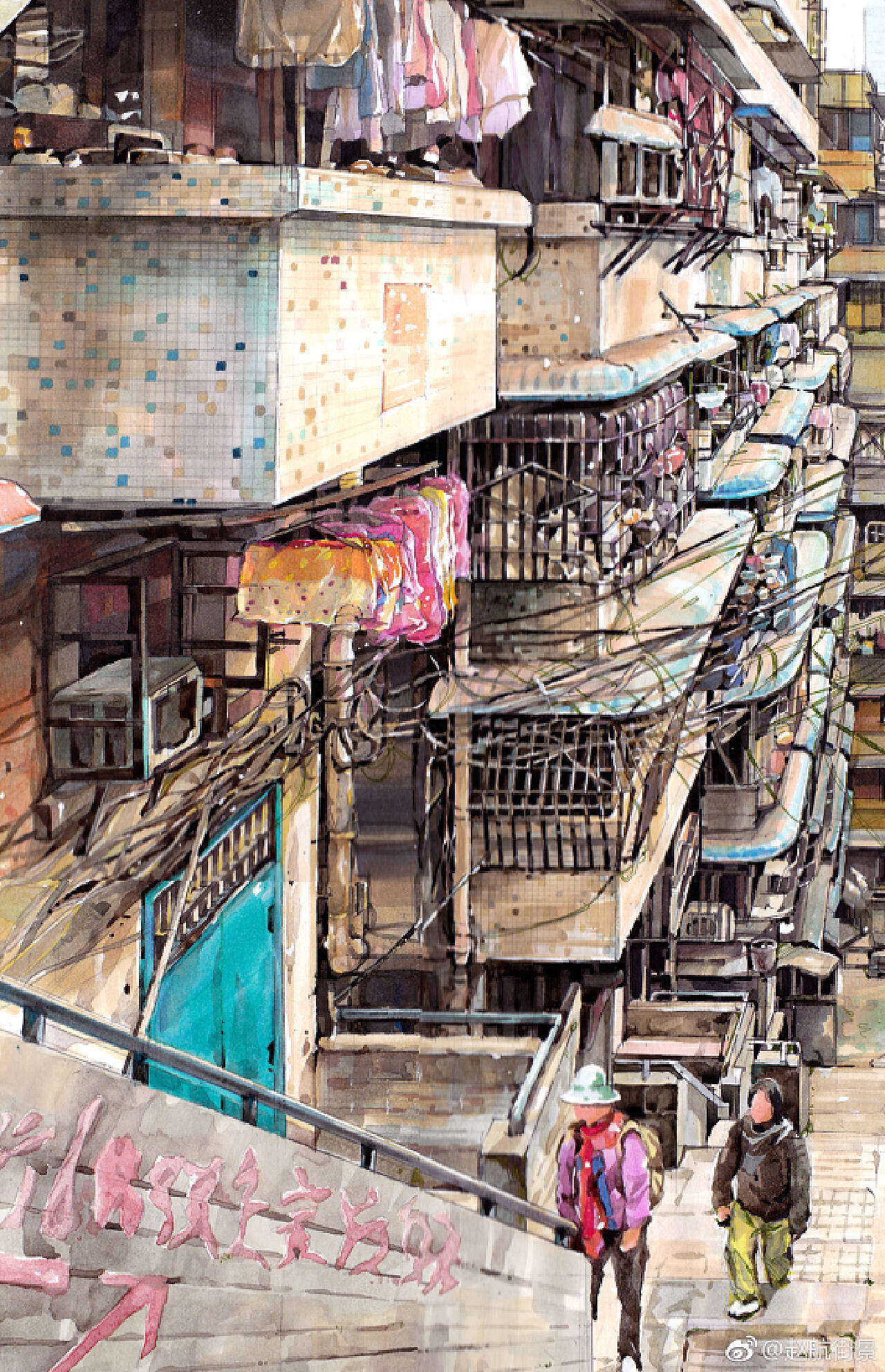 重庆的城|插画|艺术插画|Ailence_宁静 - 原创作品 - 站酷 (ZCOOL)