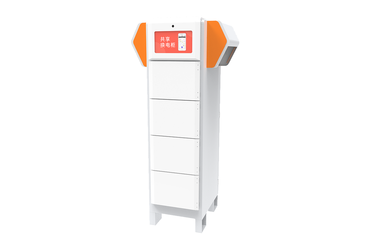 4仓充换电柜效果图设计 各个角度效果图（图ZMjA4MjQ2MTE2） - 产品 - 站酷设计师温馨精灵原创素材 - 站酷ZCOOL