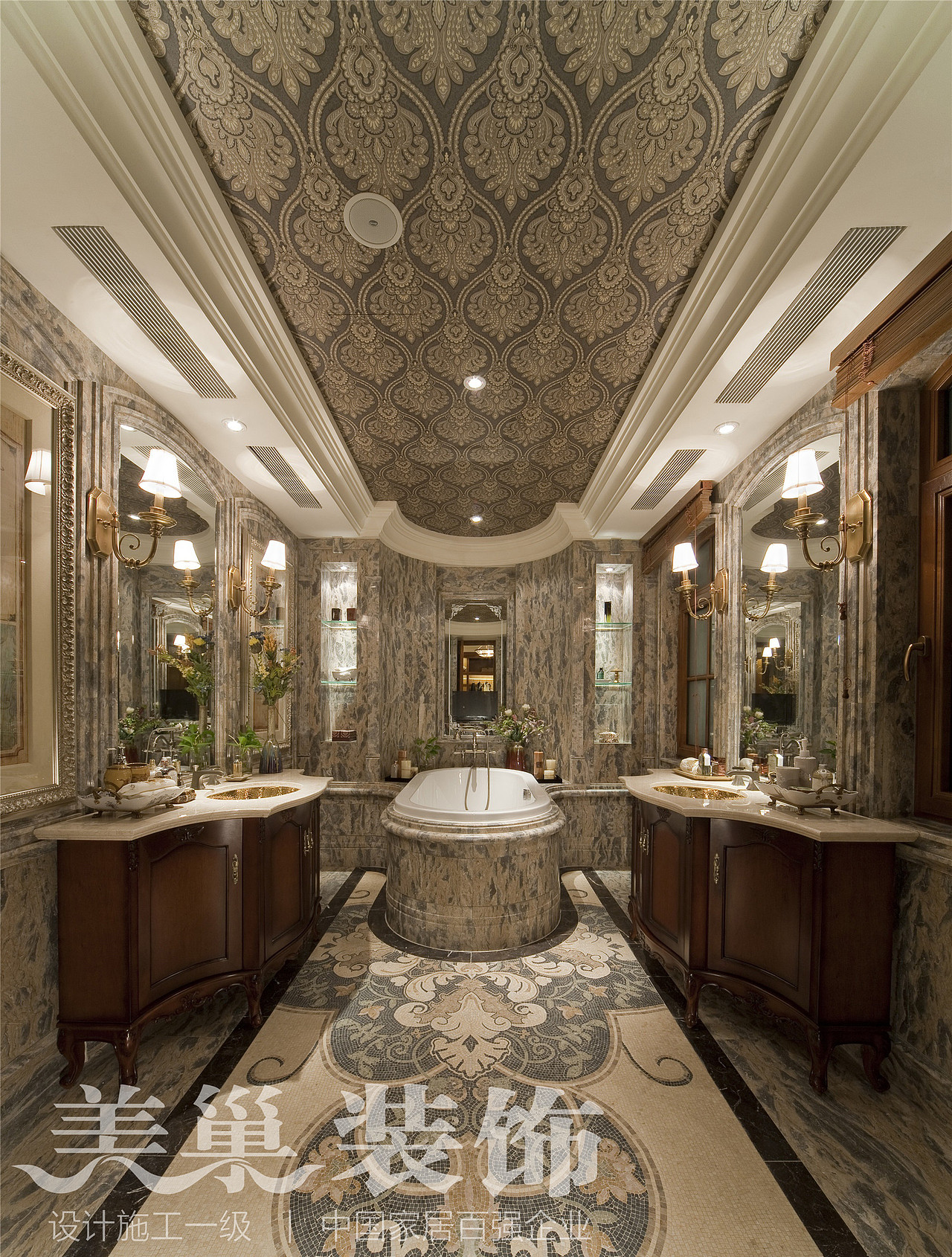 济南天马相城 | 怀旧复古美式古典风格设计