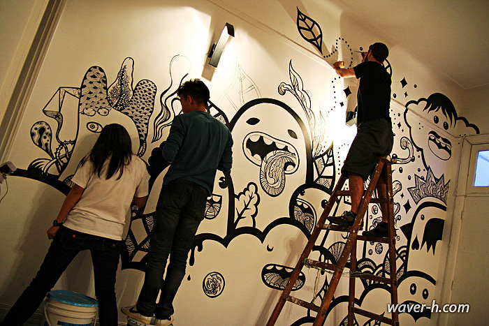 Collab with Frank Casazza + MoMo 附视频（图ZMTk3NjM3Ng==） - 艺术插画 - 站酷设计师waver_h原创素材 - 站酷ZCOOL