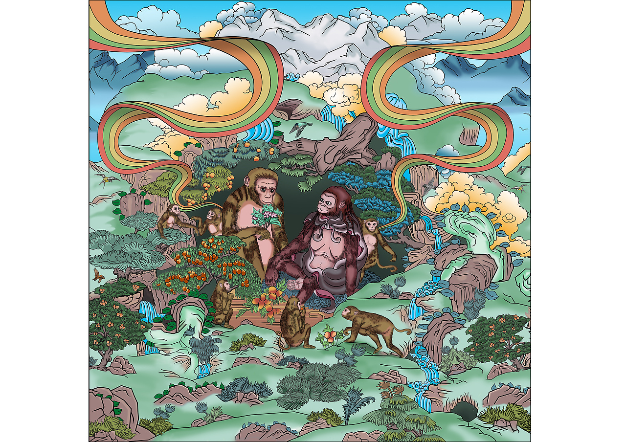 与猴子的孽缘（图ZNjg1OTMwMTI=） - 创作习作 - 站酷设计师从容多一点原创素材 - 站酷ZCOOL