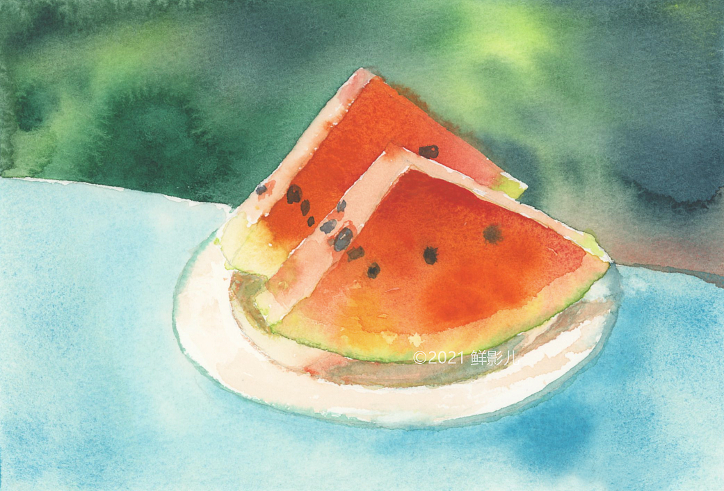 水果水彩畫(huà)（圖ZMjYyNTYwNzQw） - 繪畫(huà) - 站酷設(shè)計(jì)師鮮影兒原創(chuàng)素材 - 站酷ZCOOL