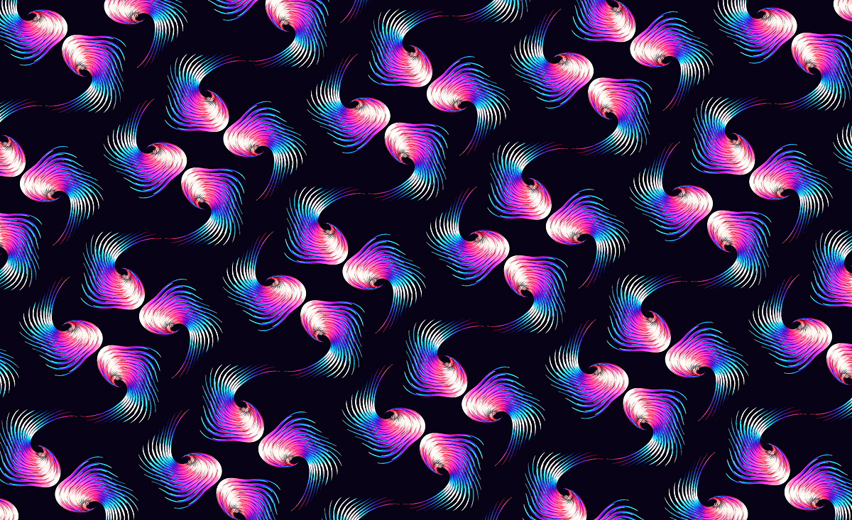 丰富多彩的抽象插图作品