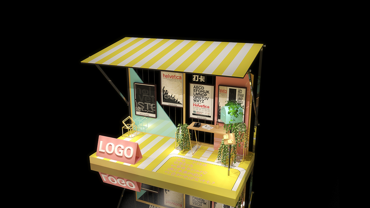 打卡点|三维|场景|兔子洞大白兔_原创作品-站酷zcool