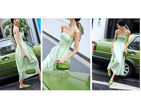 百丽集团鞋包类街拍