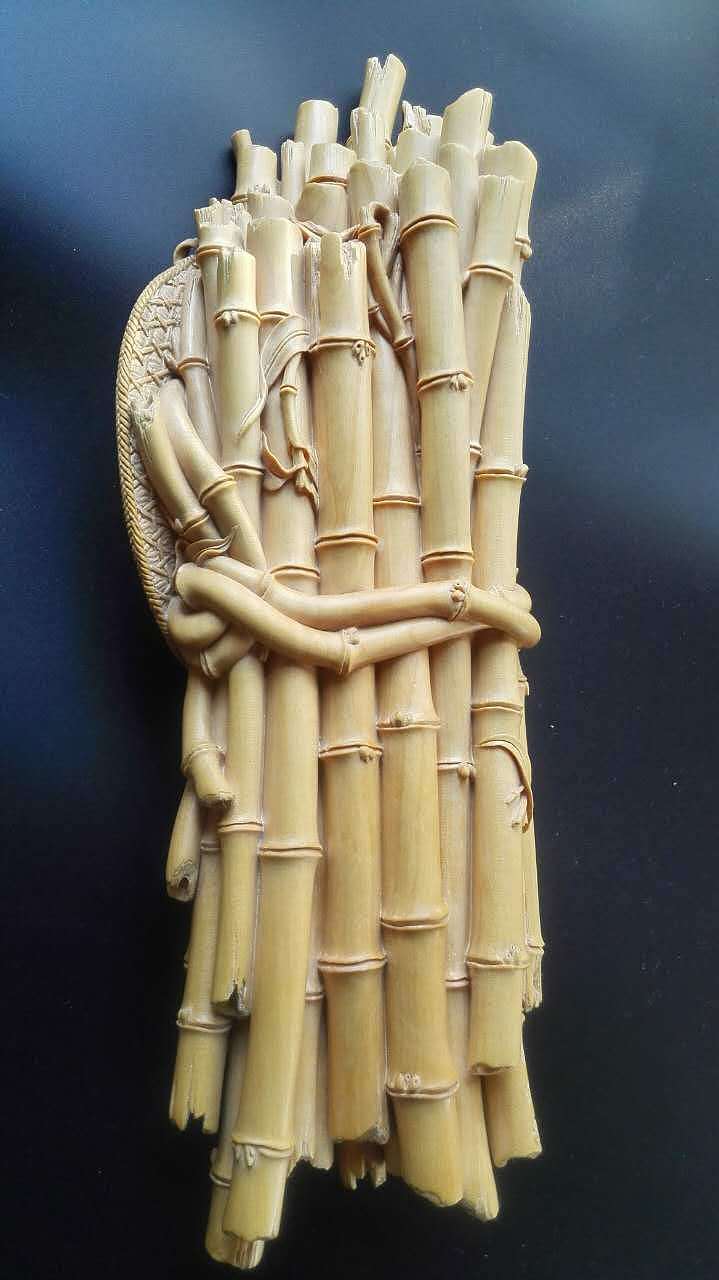 黃楊木雕捆竹擺件（圖ZNzgxNzIzNTY=） - 生活用品 - 站酷設(shè)計(jì)師文心雕蟲原創(chuàng)素材 - 站酷ZCOOL