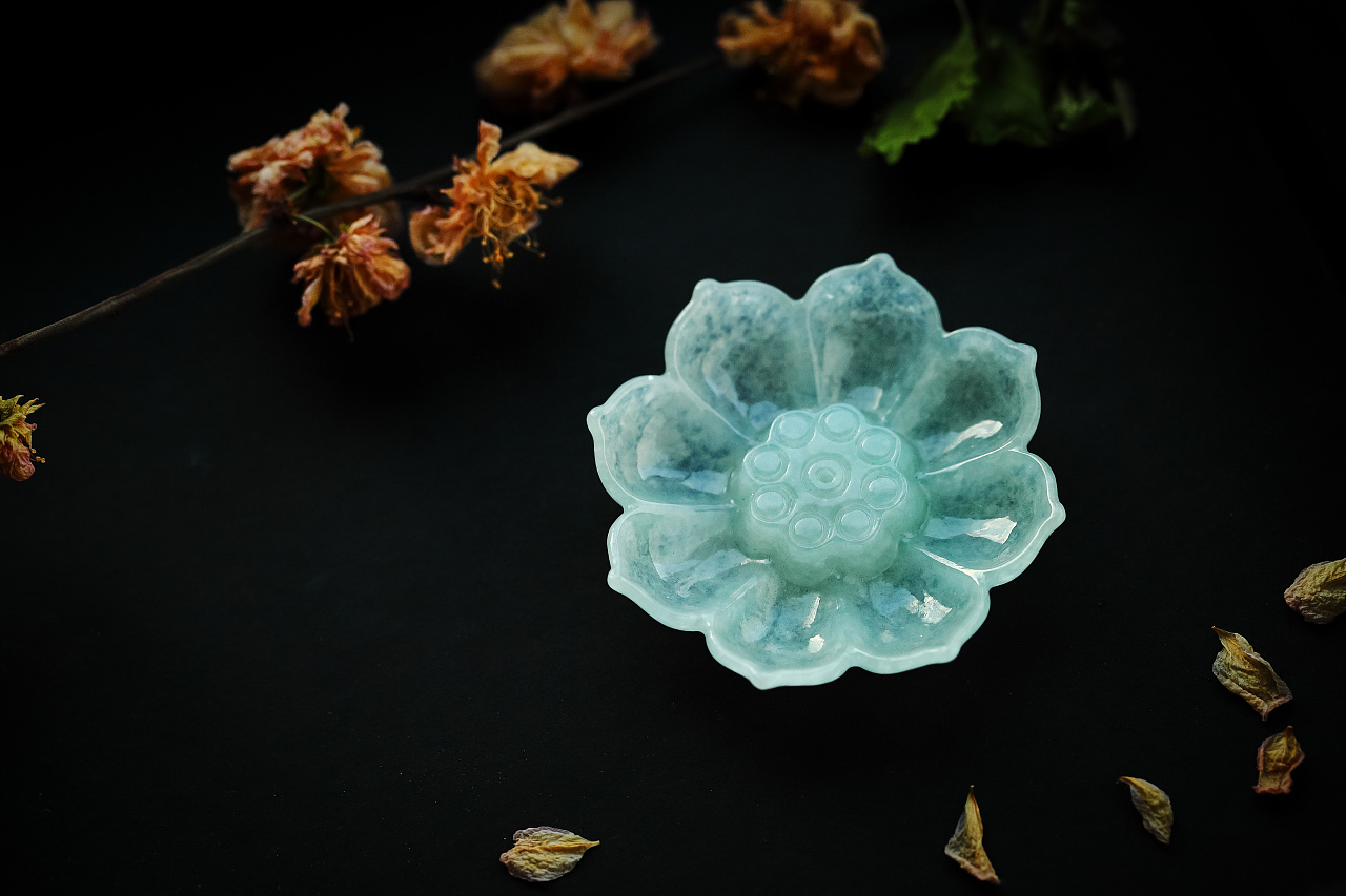 翡翠荷花香插