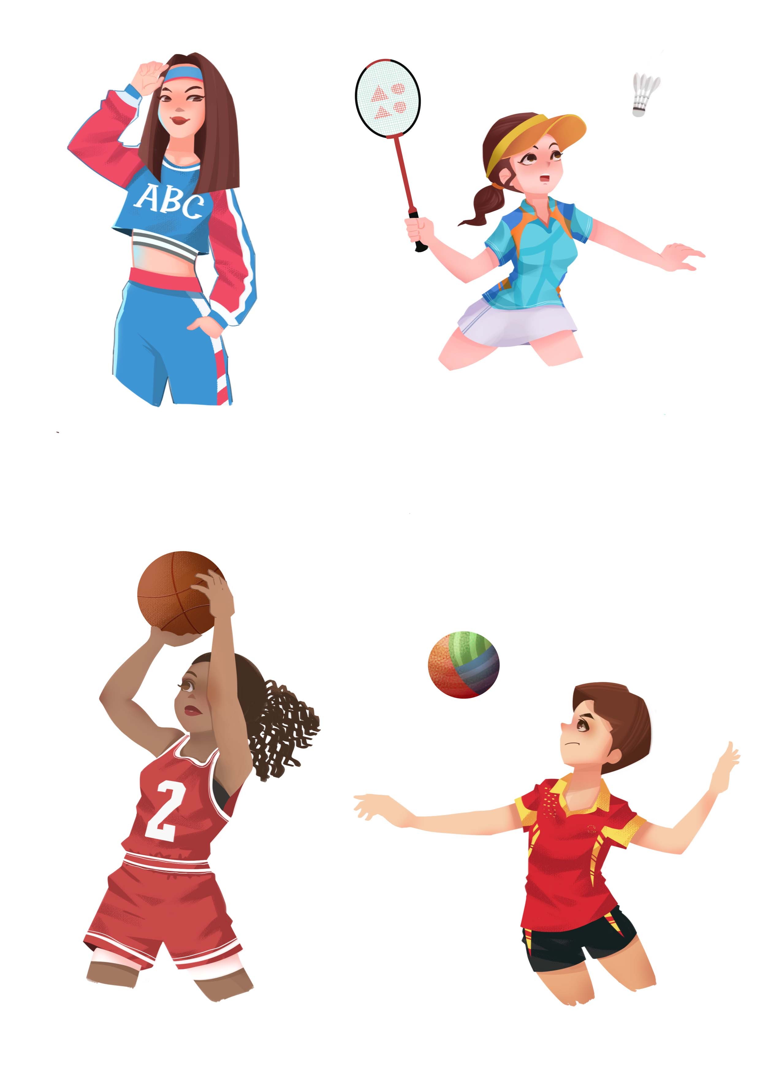 东京奥运会运动青春体育插画系列海报PSD广告设计素材海报模板免费下载-享设计