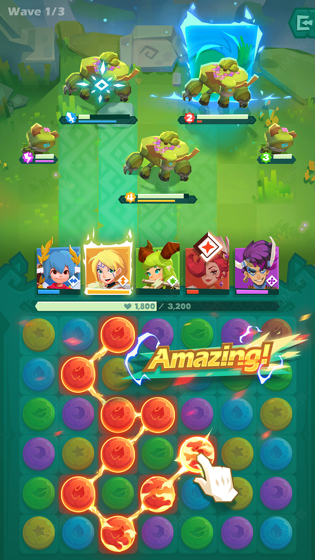 欧美卡通 rpg 消除 界面设计|ui|游戏ui|ykim - 原创作品 - 站酷