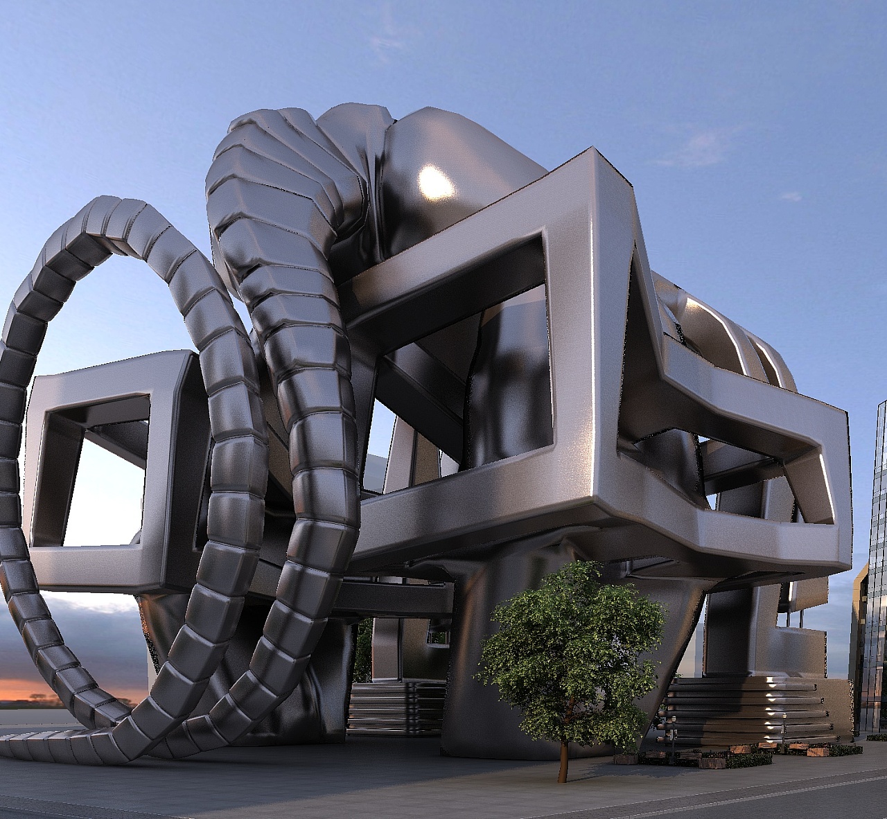 建筑|三维|建筑/空间|柏林不是林 - 原创作品 - 站酷 (zcool)