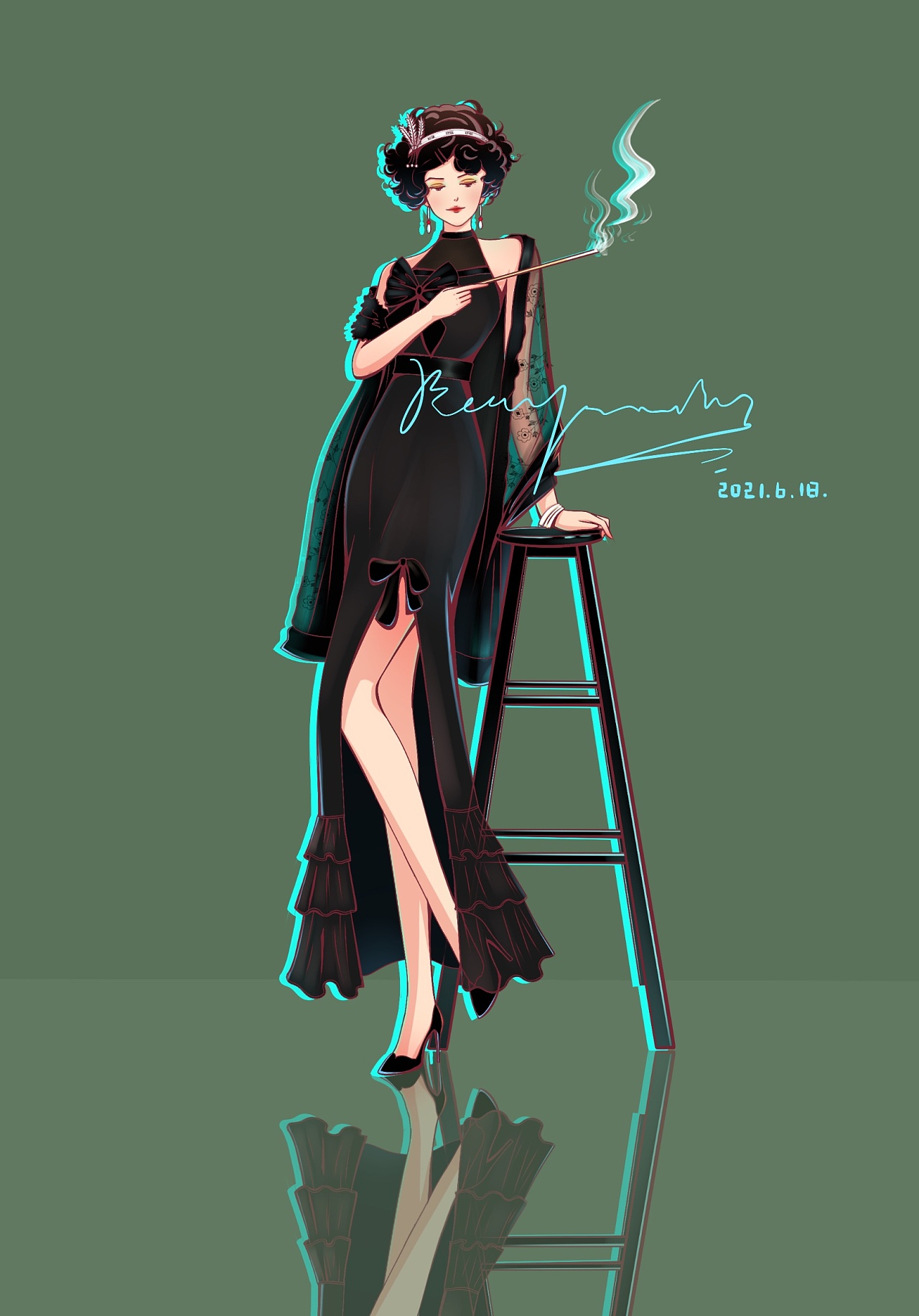 人物立绘|平面|海报|欧阳白m - 原创作品 - 站酷 (zcool)