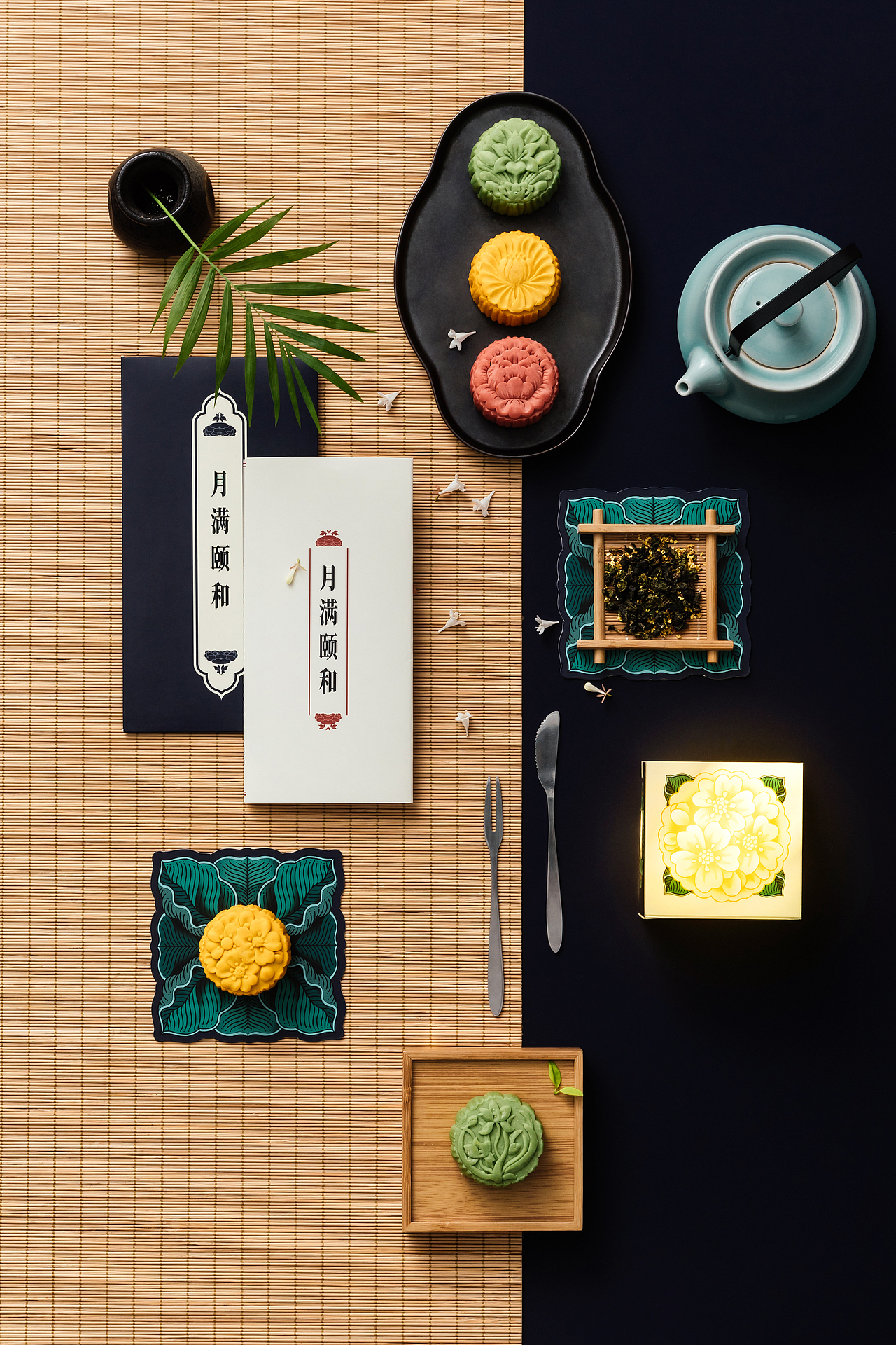 月满颐和月饼礼盒拍摄