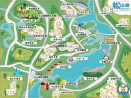 松山湖 导游图