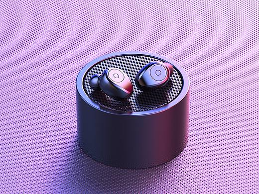 蓝牙耳机keyshot渲染