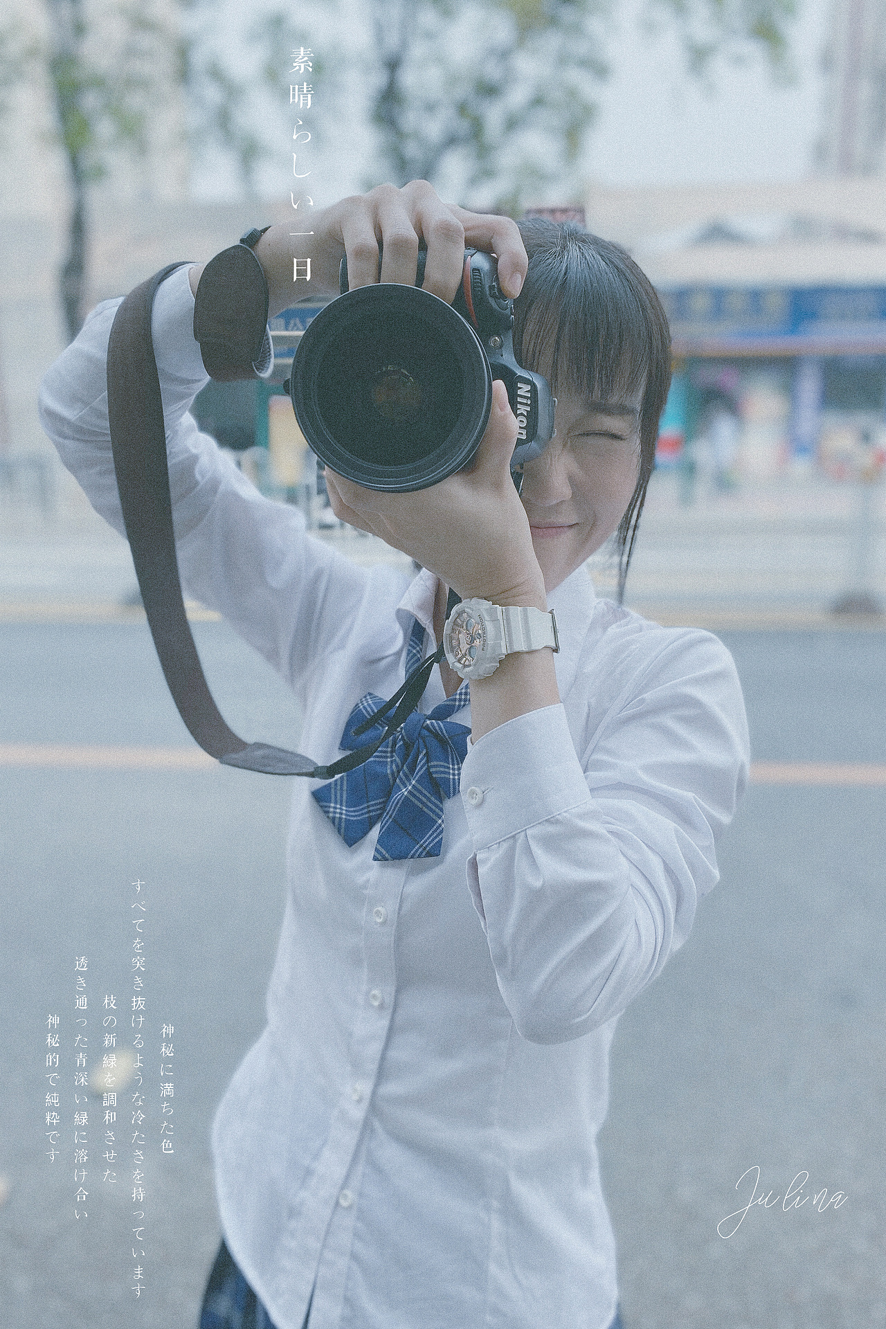 初夏JK小清新（图ZMjA1MDM3NjM2） - 人像摄影 - 站酷设计师摄影师张志明哥哥原创素材 - 站酷ZCOOL