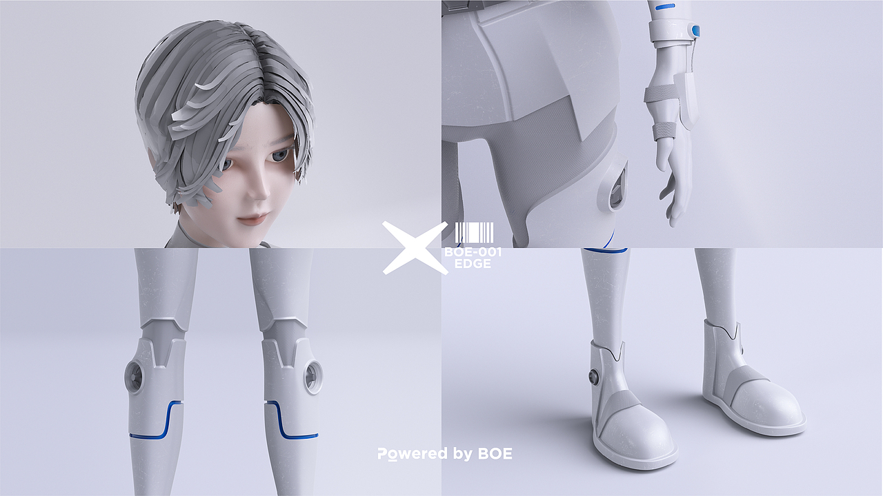 京东方IP设计 虚拟数字人_棱（图ZMzMwMDg3NzA4） - IP形象 - 站酷设计师IDEAL理想状态原创素材 - 站酷ZCOOL