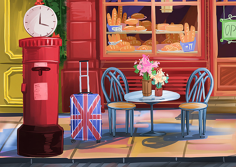 彩色城市系列-伦敦