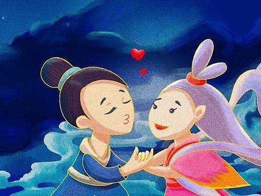 插畫 古典美女 七夕 牛郎織女（個人主頁-ZNDcyNDUyOTY=） - 商業(yè)插畫 - 站酷設(shè)計(jì)師xiwa3944原創(chuàng)素材 - 站酷ZCOOL