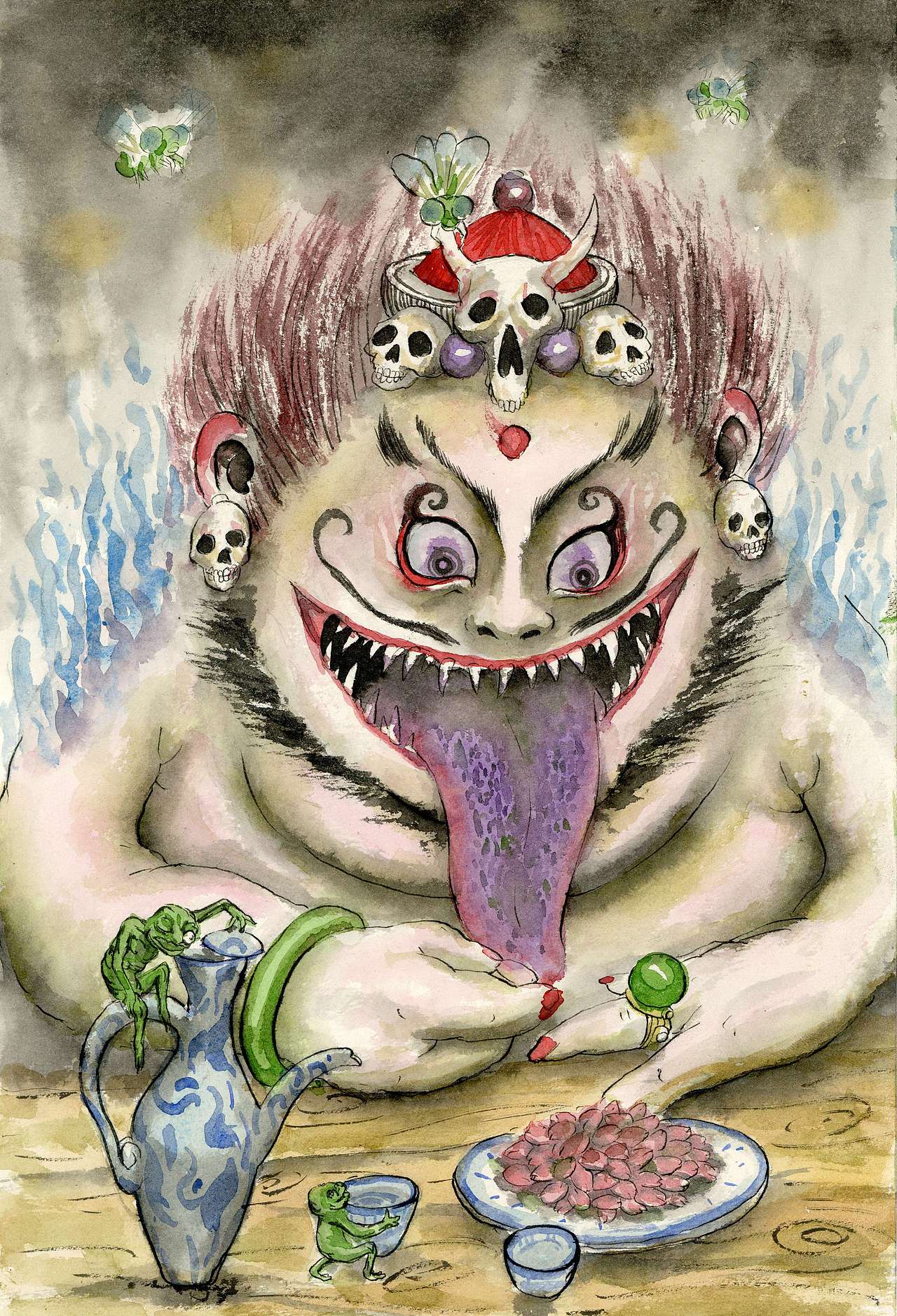 画图百鬼夜行风