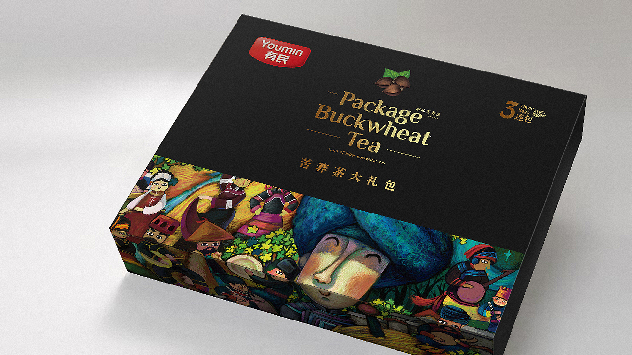 有品苦荞茶包装设计