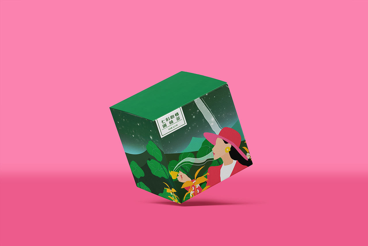 “7天心情茶”包装设计